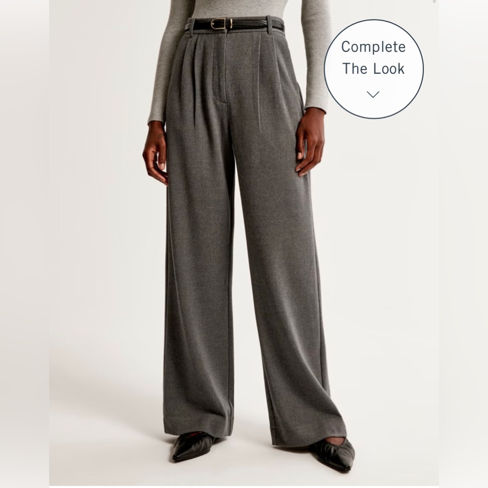NWT Abercrombie Sloane Tailored Brushed Suiting Pant